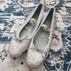 Chiara Ferragni Glitter Ballet Flats EU35